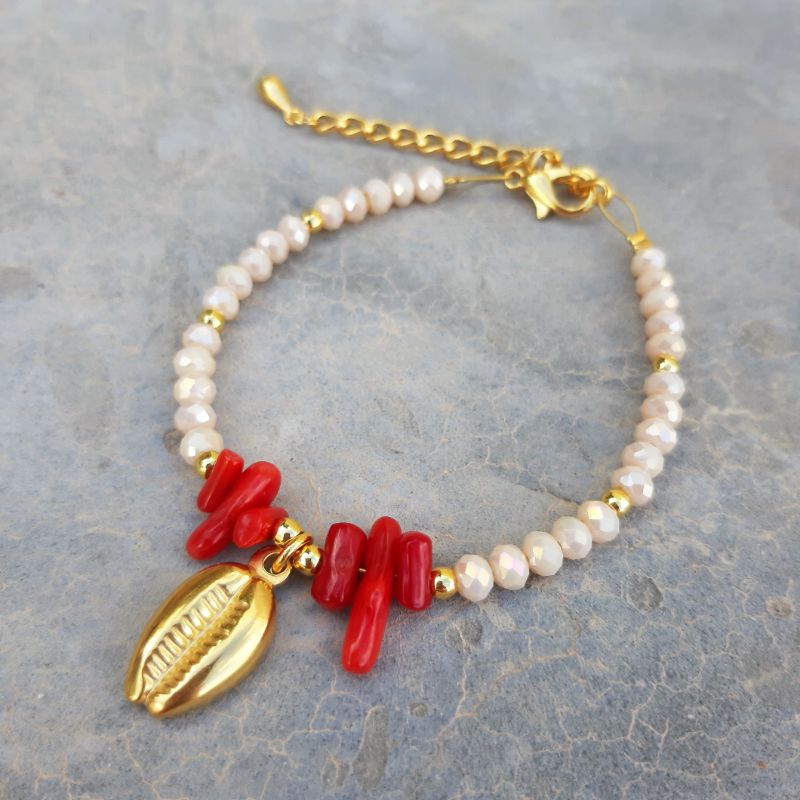 Red Shell Bracelet