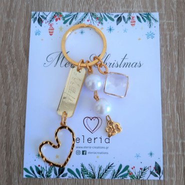 Keychain-Mother-Gold-Heart-3